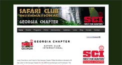 Desktop Screenshot of georgiasafariclub.com